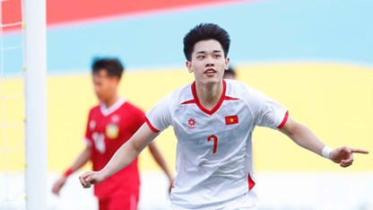 Highlight U22 Việt Nam vs U22 Lào: Đình Bắc lập cú đúp bàn thắng