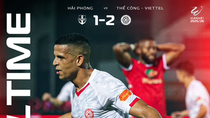 Highlight Hải Phòng vs Thể Công: Chủ nhà trắng tay