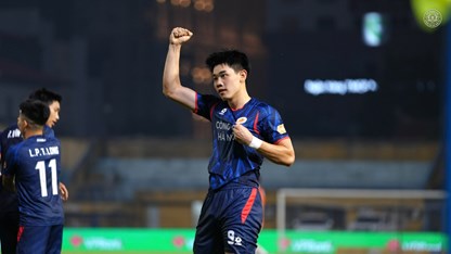 Highlight CAHN vs Đà Nẵng: Đình Bắc lập cú đúp, chiến thắng 5 sao