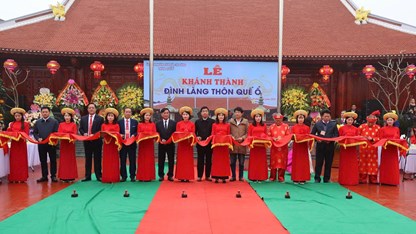 Bắc Ninh: Khánh thành đình làng Quế Ổ