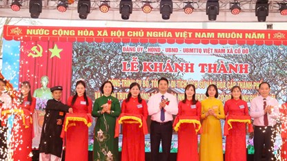 Xã Cổ Đô khánh thành công trình tu bổ, tôn tạo di tích lịch sử văn hóa