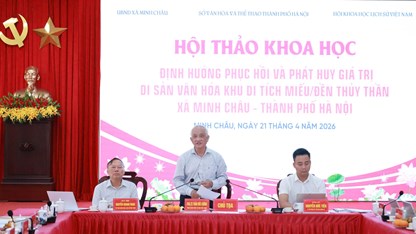 Phục dựng miếu/đền Thủy Thần ở Minh Châu: Khôi phục ký ức văn hóa và mở lối phát triển mới