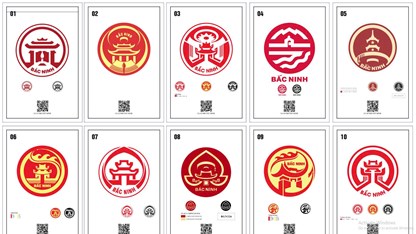 Công bố 10 mẫu logo tỉnh Bắc Ninh vào chung khảo để lấy ý kiến nhân dân