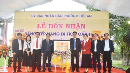 Di tích lịch sử nhà tù Faifo đón bằng xếp hạng cấp thành phố