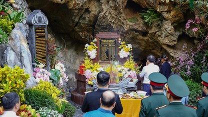 Khánh thành công trình tôn tạo hang Tám Cô - Đường 20 Quyết thắng