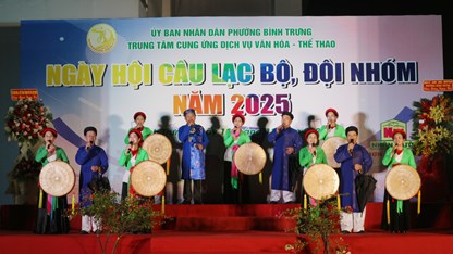 Tưng bừng Ngày hội Câu lạc bộ, đội, nhóm phường Bình Trưng năm 2025