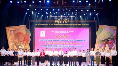 TP.HCM: Hội thi Tìm hiểu pháp luật về phòng, chống bạo lực gia đình năm 2026