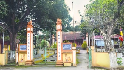 Ngôi đền của Thượng tướng quân Trần Khát Chân trước yêu cầu trùng tu