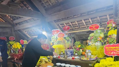 Trang trọng tổ chức lễ giỗ lần thứ 96 Cụ Phó bảng Nguyễn Sinh Sắc