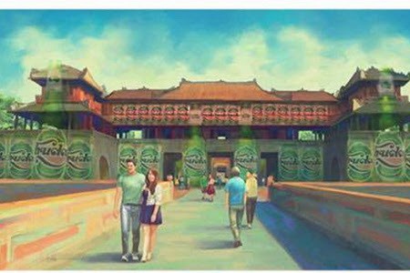 Công ty TNHH Carlsberg Việt Nam sử dụng hình ảnh di sản đưa lên sản phẩm bia Huda: Bị xâm hại trắng trợn, địa phương phản đối - Anh 2
