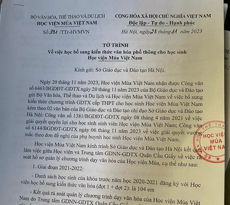 Bảo đảm quyền lợi cho Học viện Múa Việt Nam: Bộ chỉ đạo, Trung tâm vẫn... đủng đỉnh - Anh 2