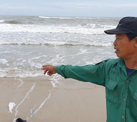 Phát hiện một phần xác tàu nghi là tàu cổ ở ven biển Hội An: Có thể ghe chở hàng cuối thế kỷ XIX đầu thế kỷ XX - Anh 3