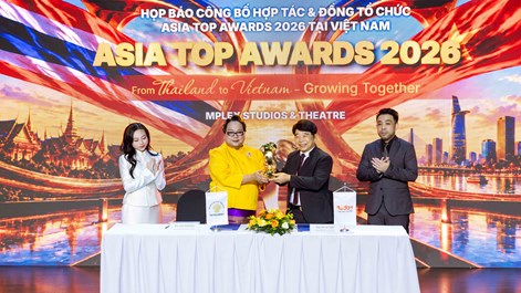 Asia Top Awards 2026 công bố 35 giải thưởng về văn hóa, nghệ thuật, giải trí
