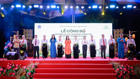 Ra mắt  sản phẩm du lịch cộng đồng Mường Cốc tại xã Mỹ Đức