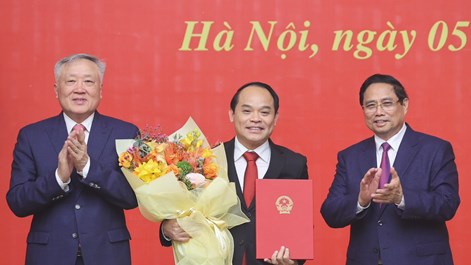 Công bố quyết định của Thủ tướng Chính phủ về công tác cán bộ