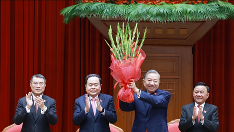 Điện, thư chúc mừng Tổng Bí thư Ban Chấp hành Trung ương Đảng Cộng sản Việt Nam khóa XIV Tô Lâm