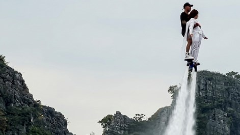 Sự cố flyboard ở Ninh Bình: Hồ Núi Lớ không phải khu vực biểu diễn