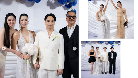 Á hậu Hương Ly lên xe hoa cùng chồng doanh nhân