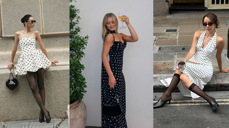 Họa tiết chấm bi trở lại, khuấy đảo thời trang xuân hè 2026