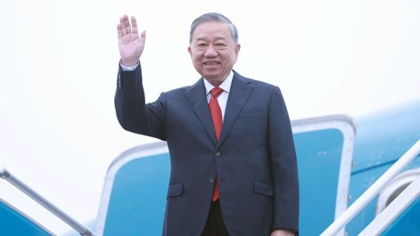 Tổng Bí thư Tô Lâm lên đường thăm cấp Nhà nước Vương quốc Campuchia