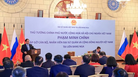 Thủ tướng mong cộng đồng người Việt Nam tại Nga tiếp tục gìn giữ, phát huy bản sắc văn hóa, ngôn ngữ tiếng Việt 