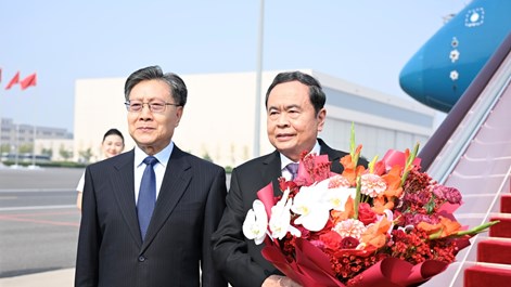 Chủ tịch Quốc hội Trần Thanh Mẫn tới thủ đô Bắc Kinh, bắt đầu chuyến thăm chính thức Trung Quốc  