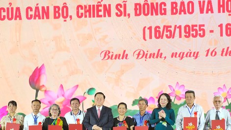 Kỷ niệm 70 năm hoàn thành chuyển quân tập kết ra Bắc tại Quy Nhơn