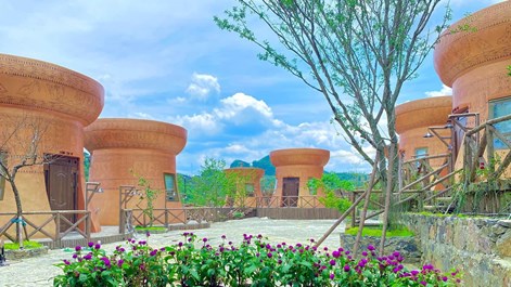 Công trình mô phỏng trống đồng độc đáo bậc nhất Việt Nam