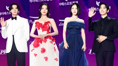 Siêu thảm tím APAN Star Awards 2025: IU hóa “nữ thần mùa xuân”, 2 bạn trai màn ảnh của Yoona đụng độ