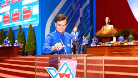 Đại hội Đoàn toàn quốc lần thứ XIII tiến hành bầu Ban Chấp hành khoá mới 