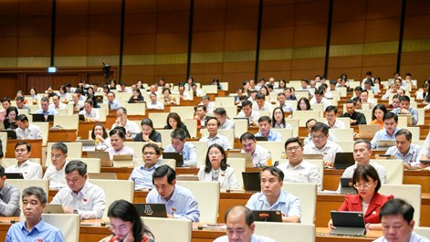 Hôm nay, Quốc hội thảo luận ở hội trường về dự án Luật sửa đổi, bổ sung một số điều của Luật Xuất bản