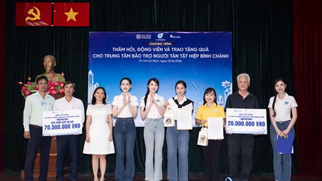 Hoa hậu, Á hậu Miss World Vietnam 2025 trao hơn 140 triệu đồng cho người khuyết tật