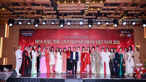 Công bố cuộc thi Hoa hậu Thế giới Doanh nhân Việt Nam 2026