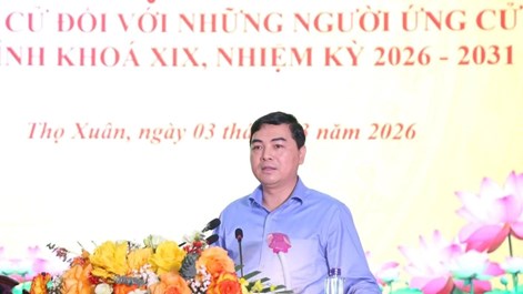 Chương trình hành động của Chủ tịch UBND tỉnh Thanh Hóa tại đơn vị bầu cử số 12