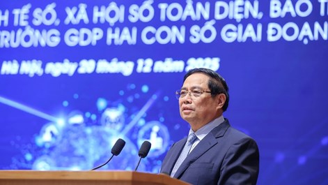 Thủ tướng Phạm Minh Chính chủ trì Diễn đàn quốc gia phát triển Kinh tế số và xã hội số lần thứ 3