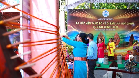 Đem văn hóa truyền thống dân tộc Chăm quảng bá đến du khách