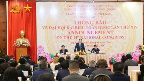 Thông báo về Đại hội XIV của Đảng tới các cơ quan đại diện ngoại giao nước ngoài, các tổ chức quốc tế tại Việt Nam