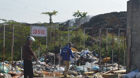 Bãi rác Cẩm Hà quá tải, Hội An đề nghị đóng cửa