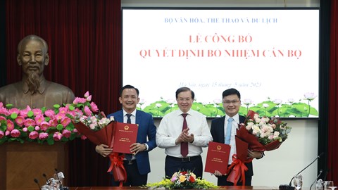 Bộ VHTTDL bổ nhiệm cán bộ