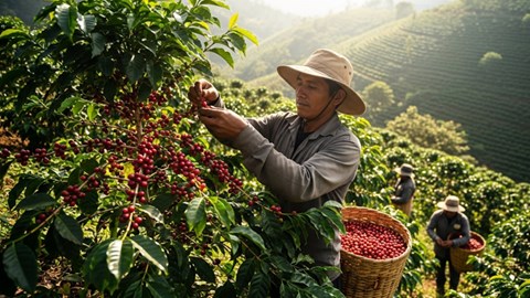 Giá cà phê hôm nay 1.9.2025: Diễn biến trái chiều trong và ngoài nước
