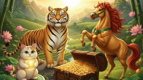 Ba con giáp may mắn 8.10: Mão, Dần, Ngọ bội thu tài lộc