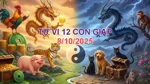 Tử vi 12 con giáp 8.10: Hợi tích lũy tài lộc, Tý cần giữ bình tĩnh