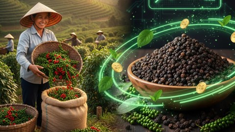 Giá hồ tiêu hôm nay 2.12: giảm 1.000-2.000 đồng/kg