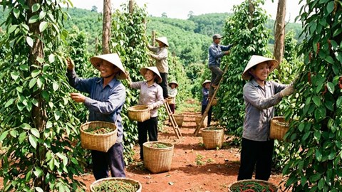 Giá hồ tiêu hôm nay 5.12 tăng nhẹ 147.500–150.000 đồng/kg