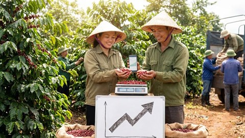 Giá cà phê hôm nay 17.12: Vẫn dưới mốc 100.000 đồng/kg