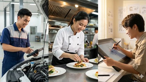 Không vào đại học top, học gì để vẫn có tương lai tốt?