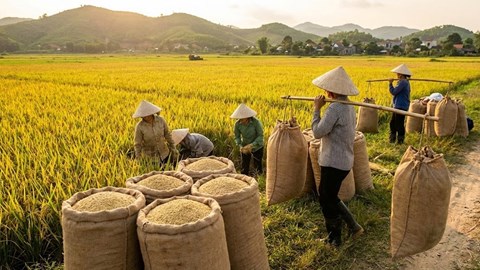 Giá lúa gạo hôm nay 13.1: Giao dịch chậm, thị trường đi ngang