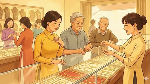 Giá vàng lúc 3h sáng 13.1: Vàng trong nước lập đỉnh mới