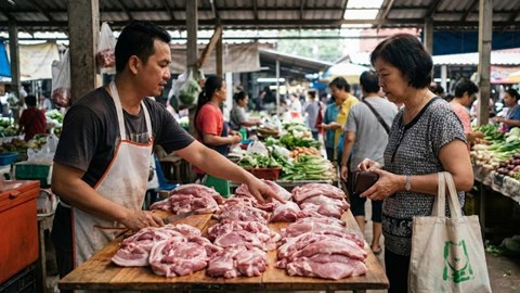 Giá heo hơi hôm nay 31.1: Giá lùi về 75.000-79.000 đồng/kg