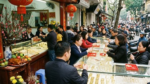 Giá vàng hôm nay 26.2: SJC giảm nhẹ phiên giao dịch sáng